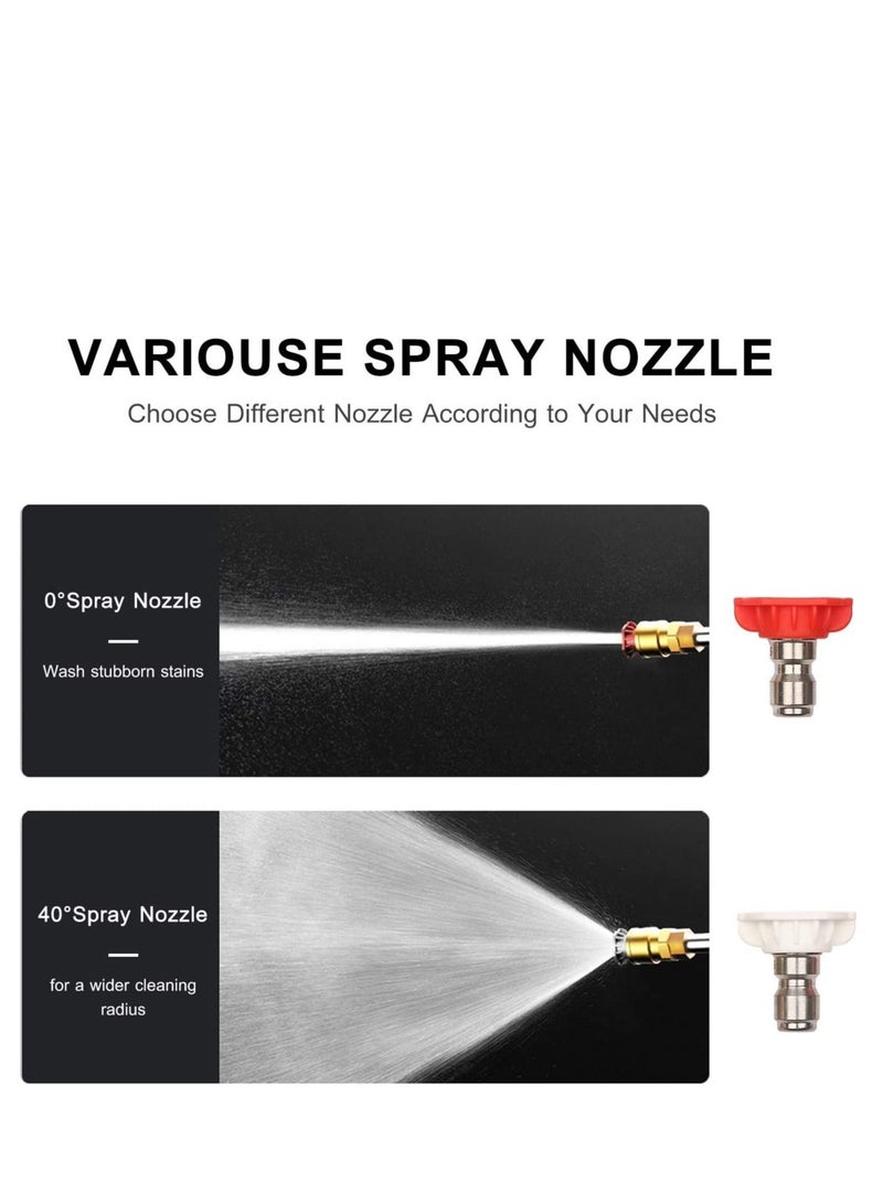 24V Cordless Portable Washer Electric High Pressure Cleaner Machine 200W 30Bar Lithium Handheld Car Cleaning Device With Foam Generator Nozzle Water Pump - Image 2