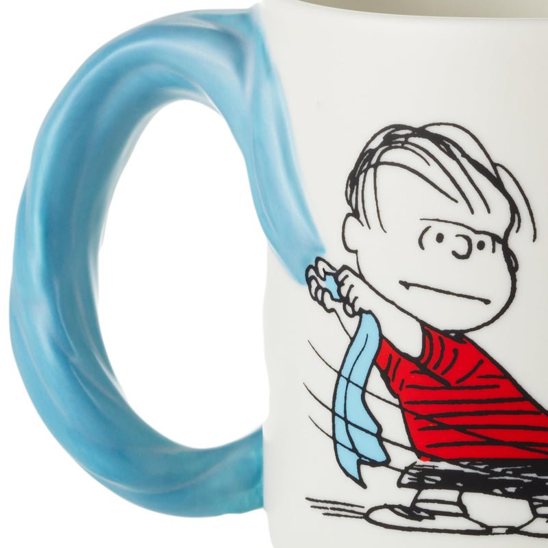 Hallmark Peanuts Linus and Snoopy Coffee Mug (Dimensional Blanket) 17 oz., Gifts for Moms, Dad, Teacher, Boss - Image 5