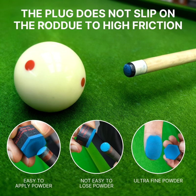 HMQQ Ultra-Premium Nano Pool Cue Chalk Set, 2-Pack â€“ Luxury Billiard Chalk with Precision Grip, Superior Clean Performance & Elite Gift Presentation for Advanced Players and Cue Connoisseurs - Image 5