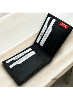MARIO DRAFTS Mario Drafts Genunine Leather Bifold Wallet, Black  - Image 4