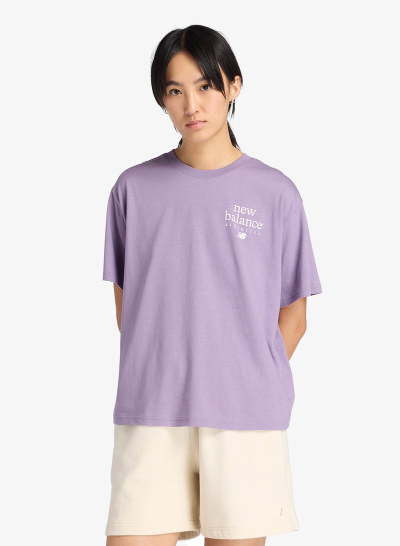 New Balance Lc Athletics Logo T-Shirt - Image 1