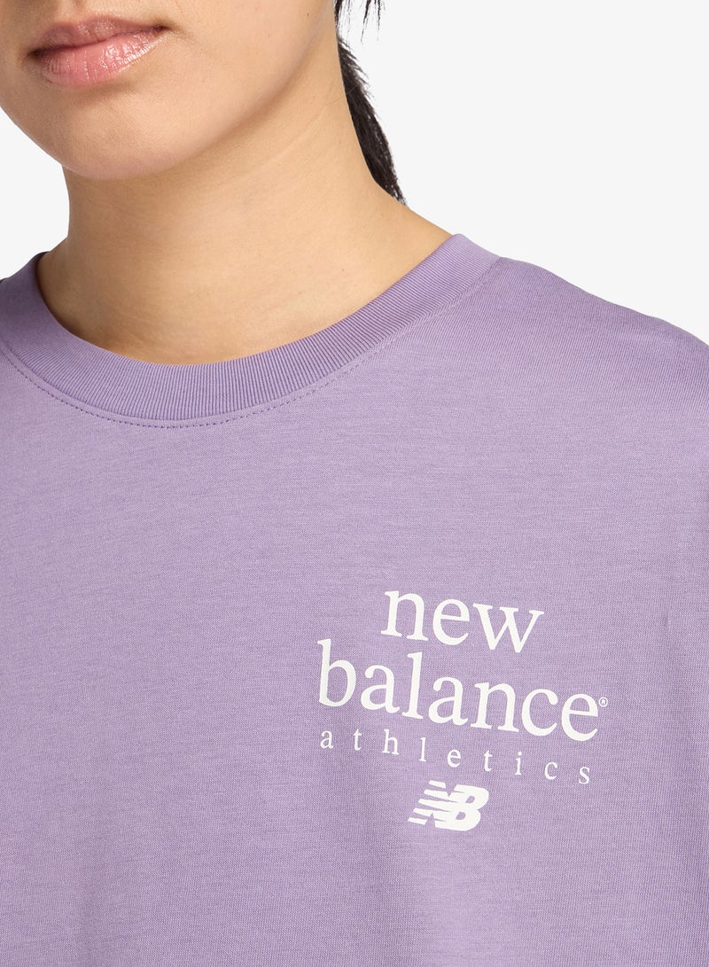 New Balance Lc Athletics Logo T-Shirt - Image 4