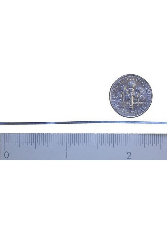 uGems - Bezel Wire Cloisonne Strip .999 Fine Silver Flat Very Thin .040" X .010" (Qty=24 Inches) - Image 1