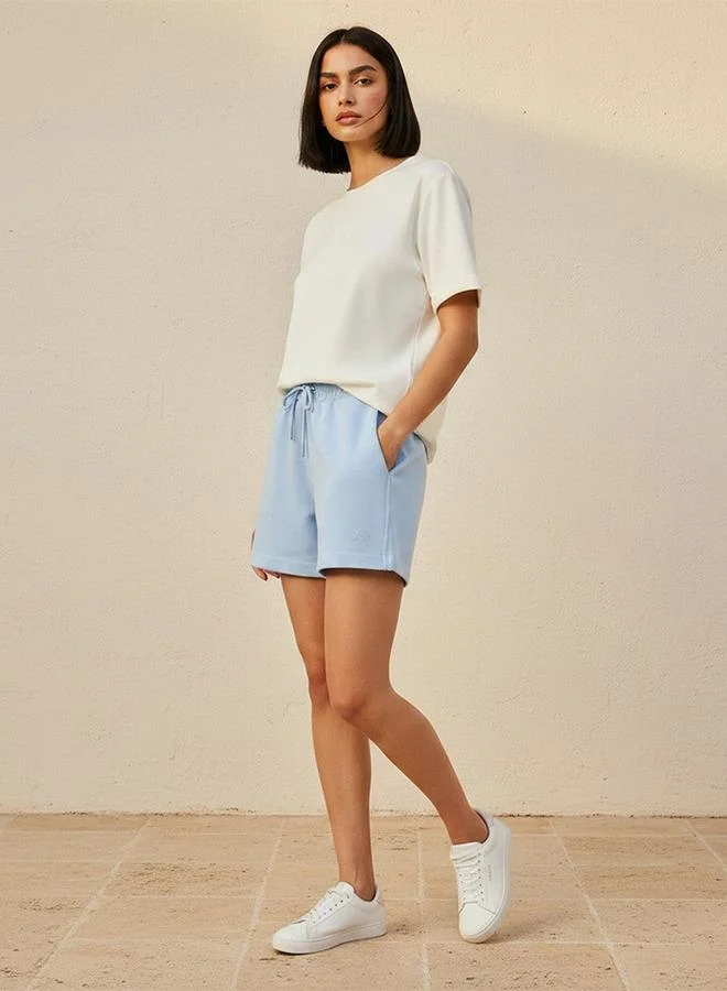 Kappa BLUE Kappa 2 Way Stretch Shorts for Women | Best Price UAE