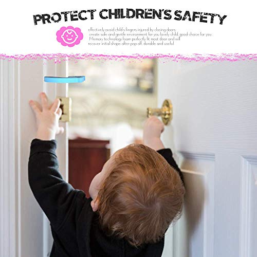 DHRUSIMI Finger Pinch Guard Protector for Baby,Cartoon Animal Door Stopper for Kids,Baby Finger Protector,and Protect Child or Pet from Getting Locked in Room (Random, Pack of 2) - Image 4