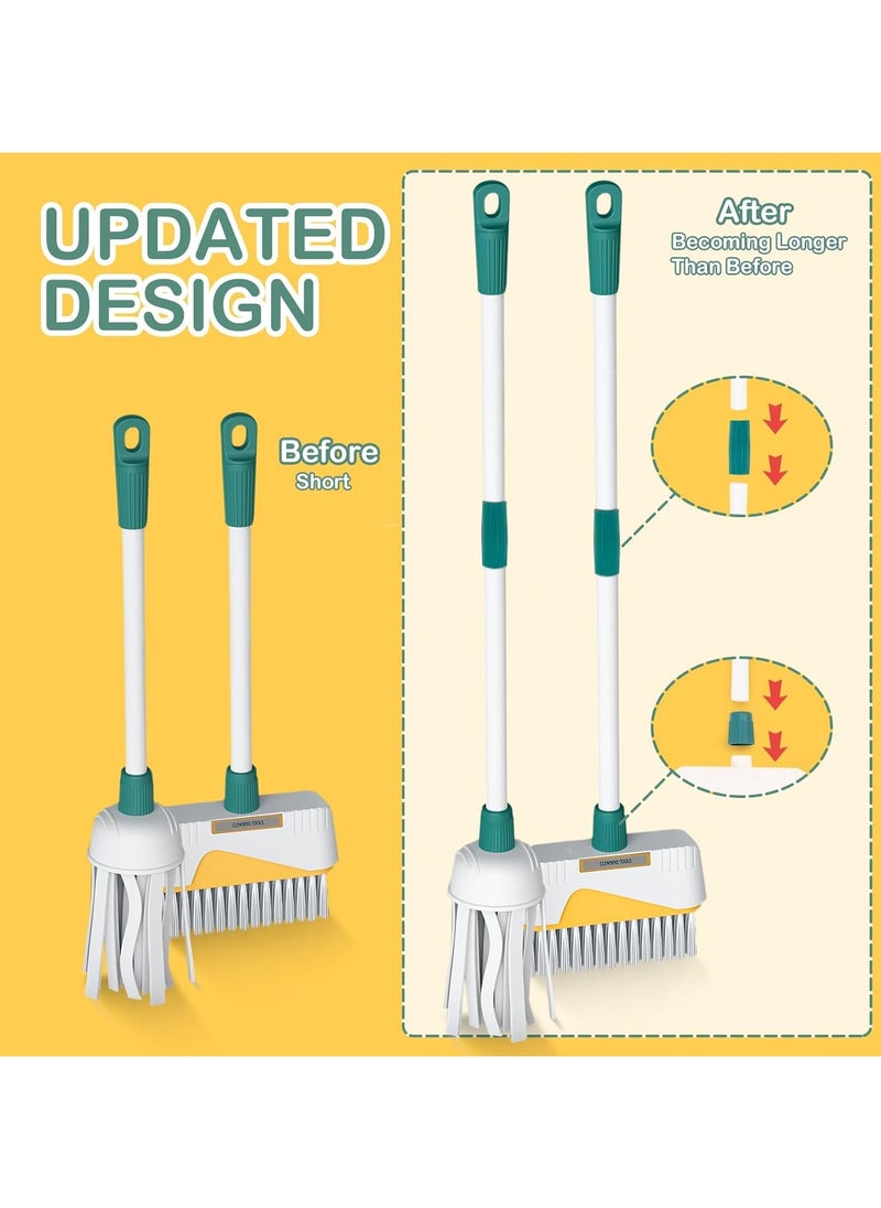 ماركة غير محددة - Kids Cleaning Set 8 pcs Housekeeping Pretend Play Set Toddler Cleaning Set Broom and Mop Set for Toddler Pretend Home Cleaning Play Toy - Image 1