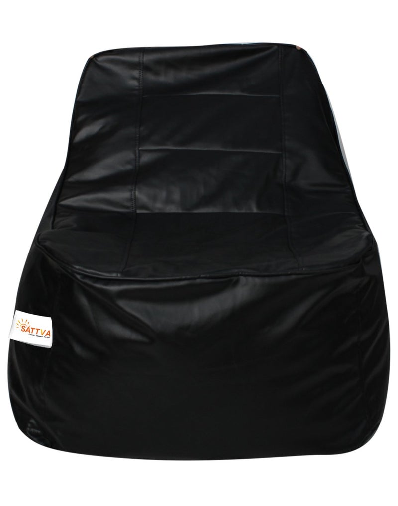 SATTVA Classy.Elegant.Stylish Sattva Rester XXXL Bean Bag Cover Without Beans Black 