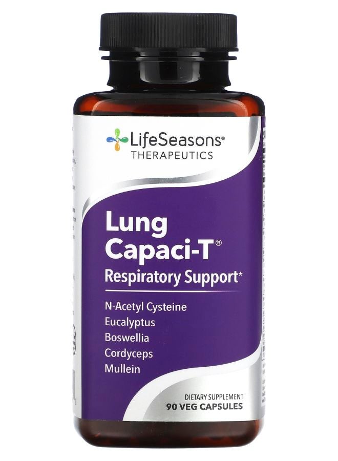 LifeSeasons Lung Capaci-T Respiratory Support 90 Veg Capsules