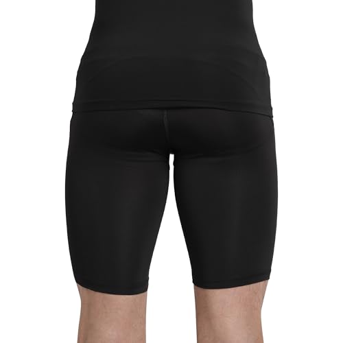 SHREY Unisex Apparels Compression Hybrid ShortsTights (Xs, Black) - Image 3
