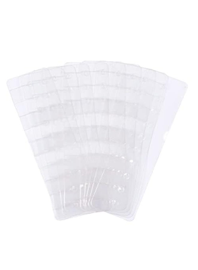 yantaisiyu Heat Shield Guards for Hair Extension Multi Hole Shield Spacers Fusion Glue Protector Templates with Hook Pulling Needle for Hair Extensions (10 Pieces) - Image 3