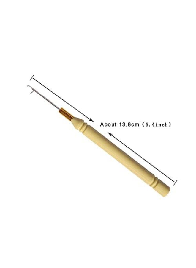 yantaisiyu Heat Shield Guards for Hair Extension Multi Hole Shield Spacers Fusion Glue Protector Templates with Hook Pulling Needle for Hair Extensions (10 Pieces) - Image 5