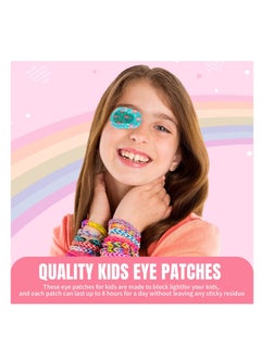 Y&D Adhesive Eye Patches 60 Pcs Kids Girls Patches Toddler Bulk Patch Fabric Breathable Fun Cute Designs Cotton Bandages For Light Blocking 12 Styles  - Image 4