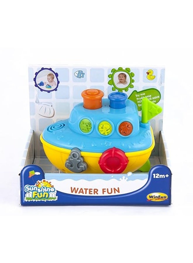 WinFun لعبة استحمام موسيقية مائية ممتعة من صن شاين (14.3 × 11.5 سم) - Image 1