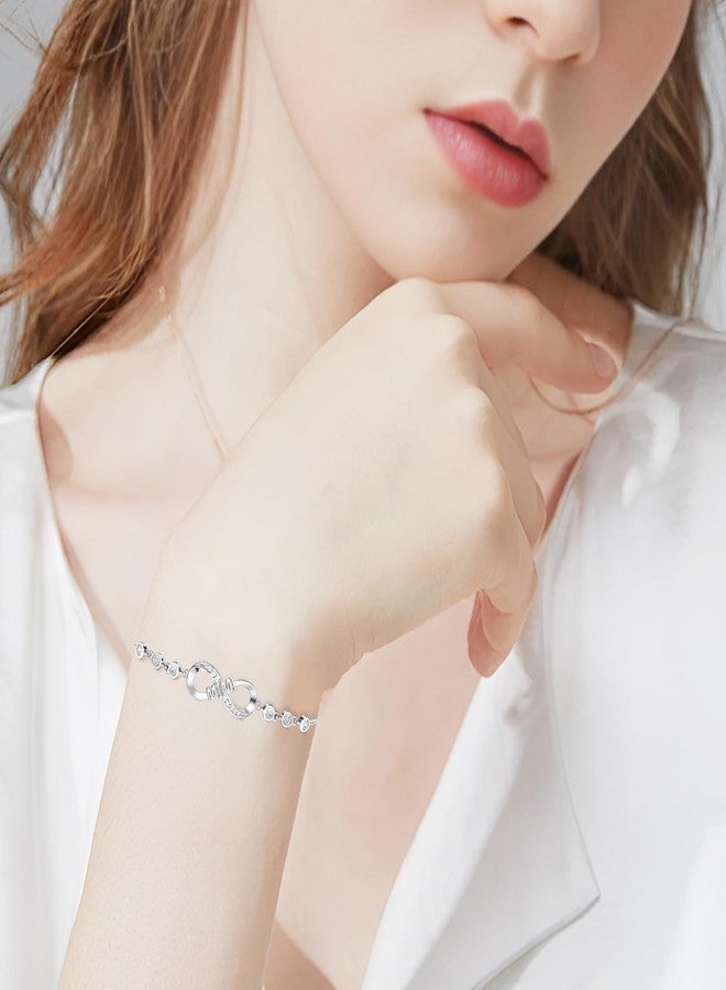 Lamyba Mimi Gifts, Mimi Bracelet for Grandma, Gifts for Mimi for Christmas Mother's Day Birthday, Perfect Presents for Grandma, Infinity Love Heart Bracelets for Women, Adjustable - Image 5