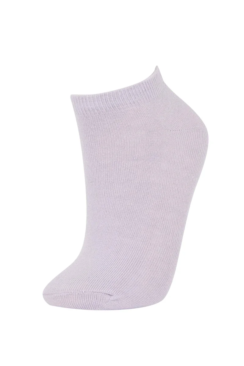 ديفاكتو Women's Cotton 5 Pack Short Socks