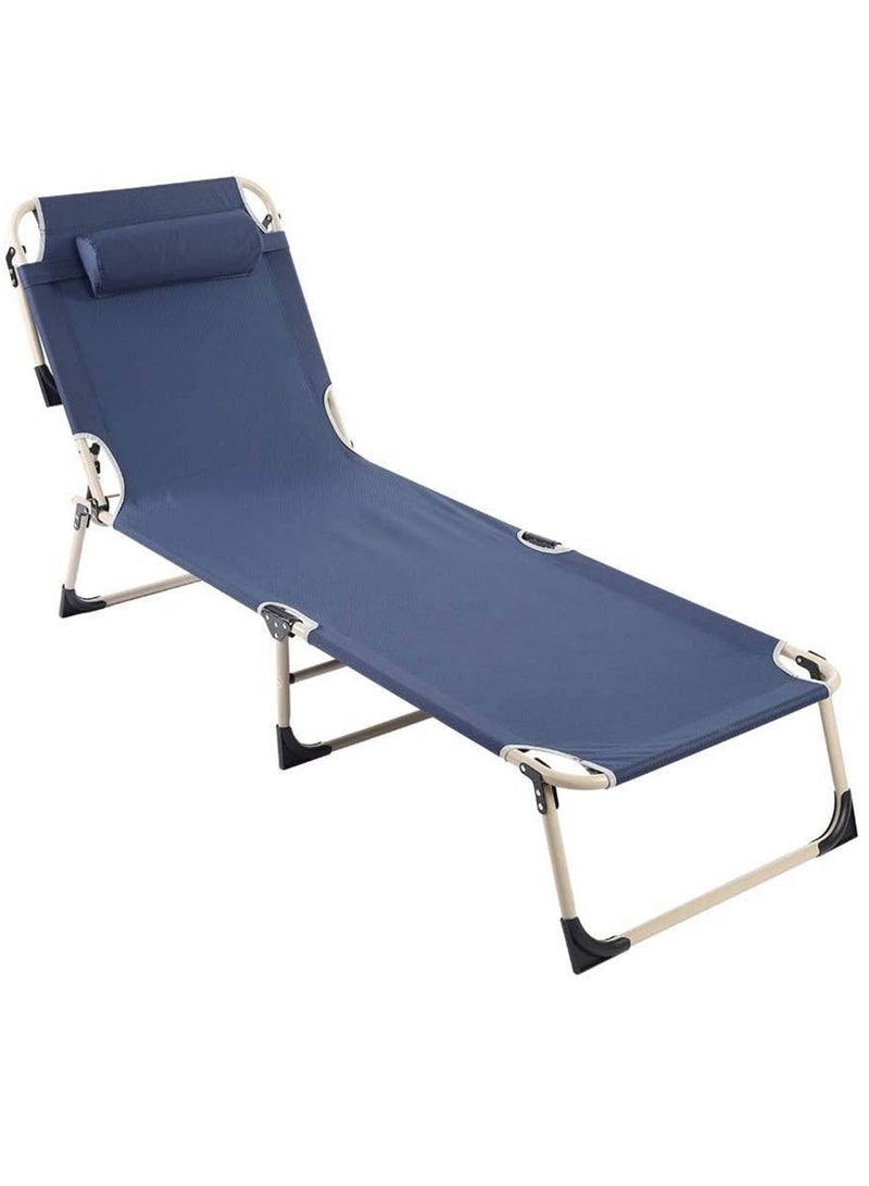 GO2CAMPS Foldable Camping Bed | Zero Gravity Camping Chair With Headrest | Beach Chair | Sun Lounger |  | Camping Cot | Travel Bed | Picnic Bed - Image 1