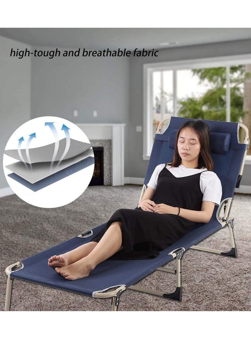 GO2CAMPS Foldable Camping Bed | Zero Gravity Camping Chair With Headrest | Beach Chair | Sun Lounger |  | Camping Cot | Travel Bed | Picnic Bed - Image 3