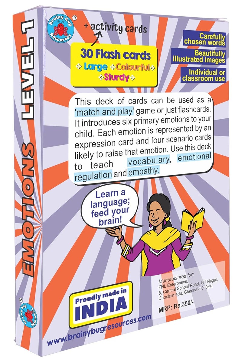 Brainy Bug Resources Emotions - Level 1 | How are They Feeling | Teach 6 Primary Emotions Through 4 scenarios | Emotional Literacy - Image 2