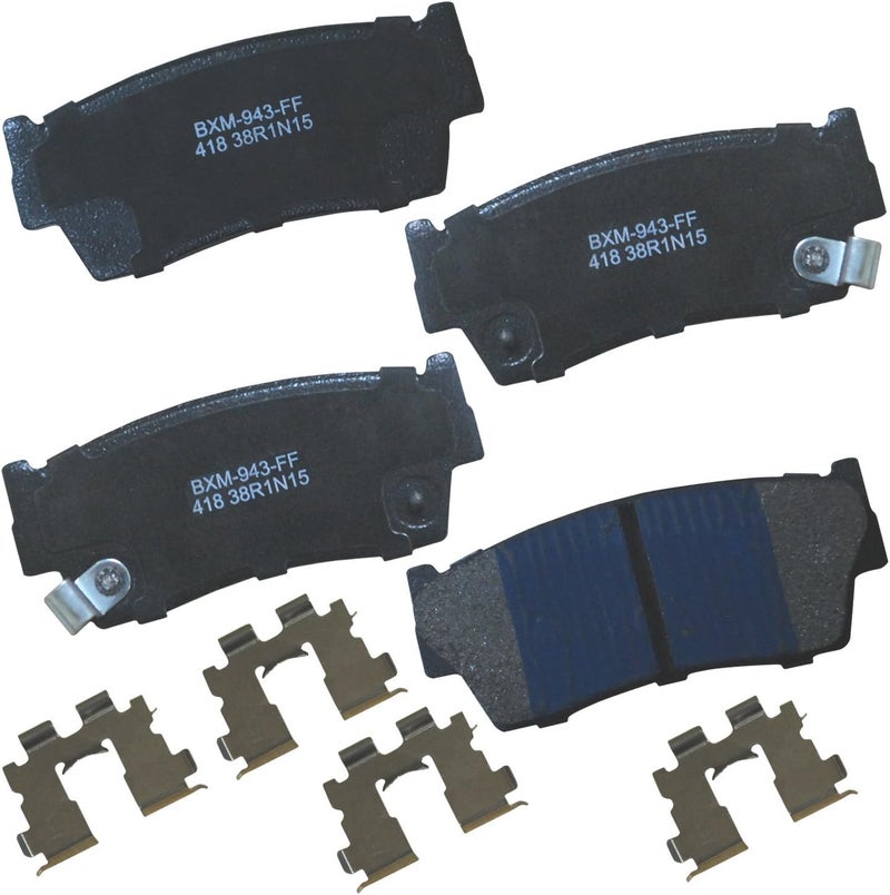 Bendix Premium SBM418 Semi-Metallic Front Brake Pads for Select Models Asuna Sunrunner, Chevrolet Tracker, Geo GMC Pontiac Suzuki Sidekick, X-90 - Image 1