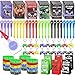 EODVICS 120 Pcs Gamer Birthday Party Favors for Boys Video Game Goodie Bag Stuffers with Invisible Ink Pens Controller Keychain for Kids Classroom Prizes Gaming Theme Party Supplies - Image 2