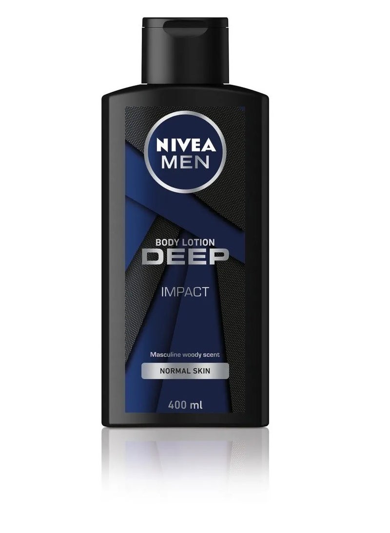 NIVEA Men Deep Impact Body Lotion 400ml