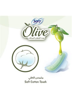 Sofy Olive Large Sanitary Pads Thin with Wings  - Image 4
