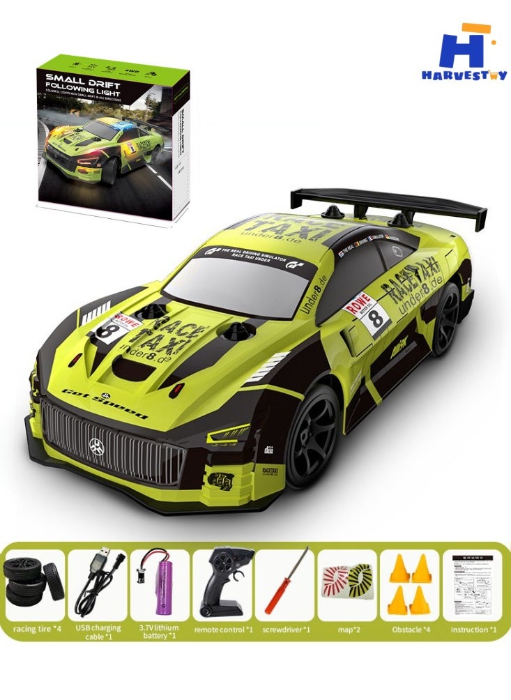 Harvestoy 1:20 Scale Drift Car Car 2.4GHz Race Car Gift for Boys Girls Kids with Colorful LED Light  - Image 1