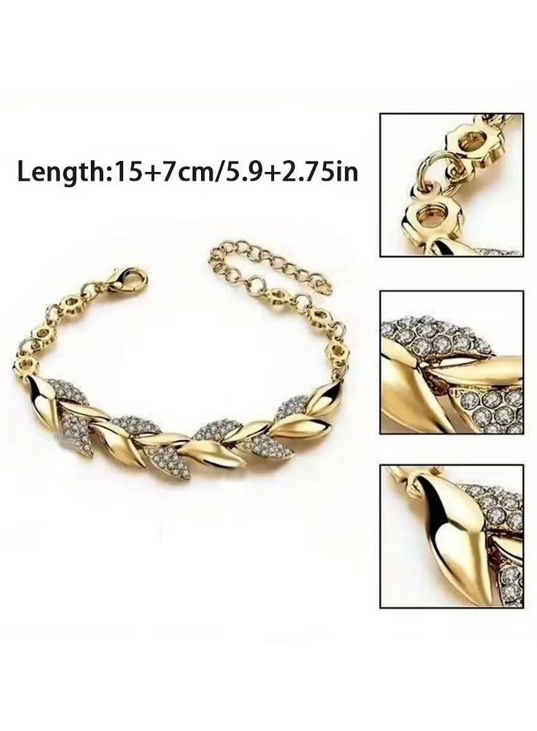 A Trendy Bracelet For Women With A Touch Of European And American Style, Featuring A Unique And Luxurious Design, Perfect As A Fashionable Accessory Or Gift.  - Image 2