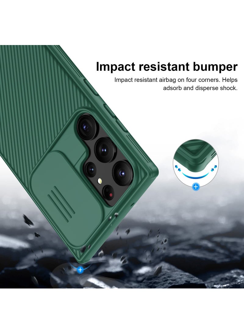 Nillkin For Samsung Galaxy S24 Ultra Case TPU Shockproof Airbag Frame, Camera Lens Protection Slide Cover Phone Case, Anti-Fingerprint Slim Fit Mobile Back Cover - Image 4