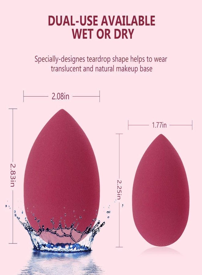 Fennec Mart Multicolour Makeup Foundation Sponges Set Beauty Blender 2 PCS - Image 3
