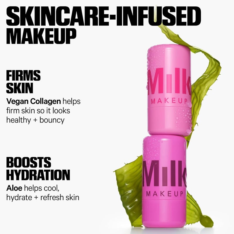MILK MAKEUP Cooling Water Jelly Tint, Spritz (Coral) - 0.17 oz - Sheer Lip & Cheek Stain - Buildable Watercolor Finish - 1,000+ Swipes Per Stick - Vegan, Cruelty Free - Image 2