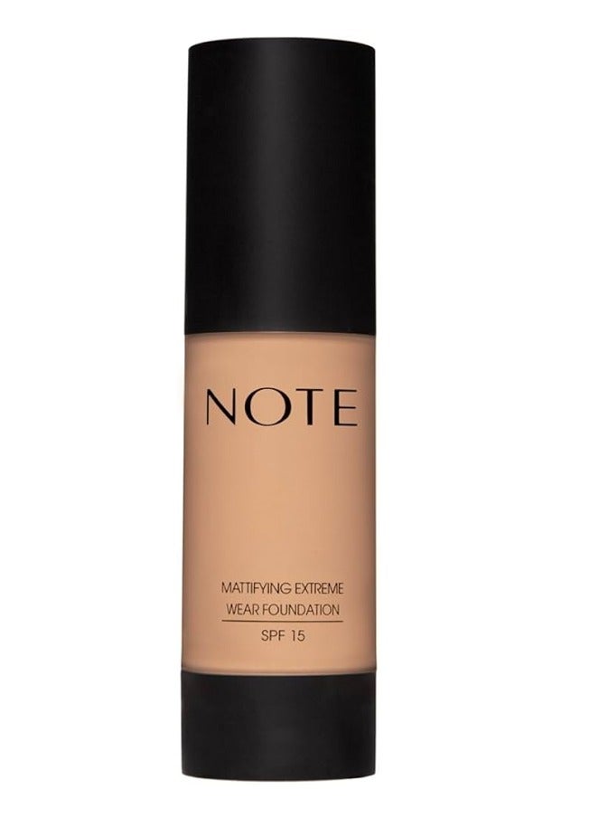 MATTIFYING EXTREME WEAR LIQUID FOUNDATION SPF15 NO.06 DARK HONEY