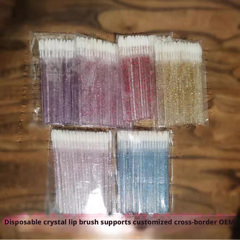 New Crystal Handle Lip Brush - Image 1