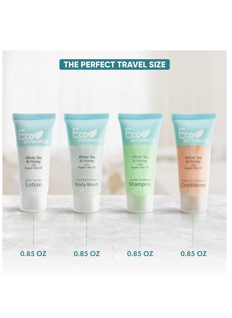 Travel-Ready Essentials: 80-Piece Eco-Friendly Toiletries Set (0.85 oz)