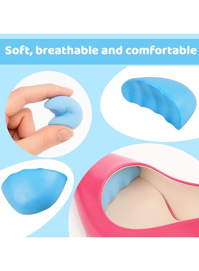 4 أزواج من حشوات الأحذية للأحذية الكبيرة جدًا، حشوات للأحذية الكبيرة، نعال داخلية لتصغير الأحذية، منع انزلاق الكعب، حشوات للأحذية الكبيرة جدًا للنساء والرجال - Image 3