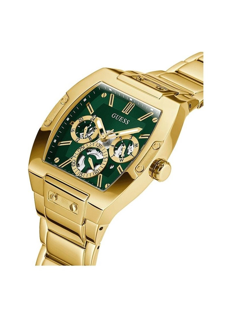 GUESS - Guess Phoenix Men's Gold multifunction Stainless Steel Strap Watch - GW0456G3 44mm - Image 1