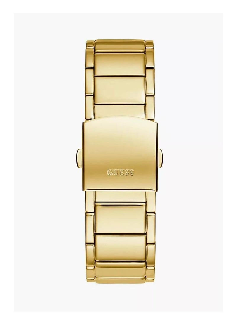GUESS - Guess Phoenix Men's Gold multifunction Stainless Steel Strap Watch - GW0456G3 44mm - Image 1