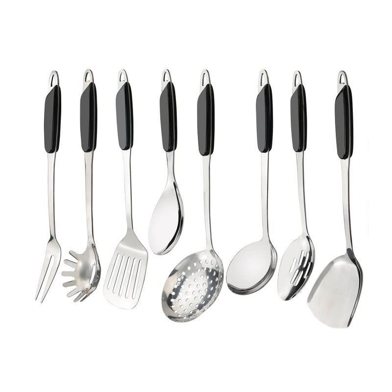 HOMMP 8piece Stainless Steel Kitchen Cooking Utensils Tool