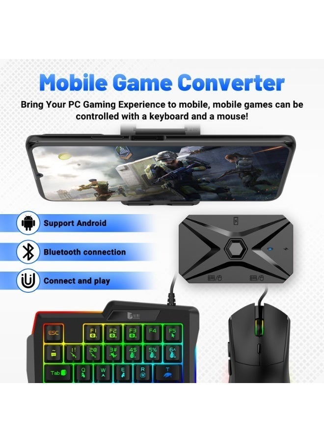 Gamwing Mobile Game Keyboard & Mouse Adapter – 120FPS High-Speed Chip, Lag-Free, Play While Charging, Compatible with PUBG & Popular Mobile Games - Image 3