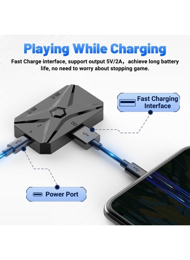 Gamwing Mobile Game Keyboard & Mouse Adapter – 120FPS High-Speed Chip, Lag-Free, Play While Charging, Compatible with PUBG & Popular Mobile Games - Image 5