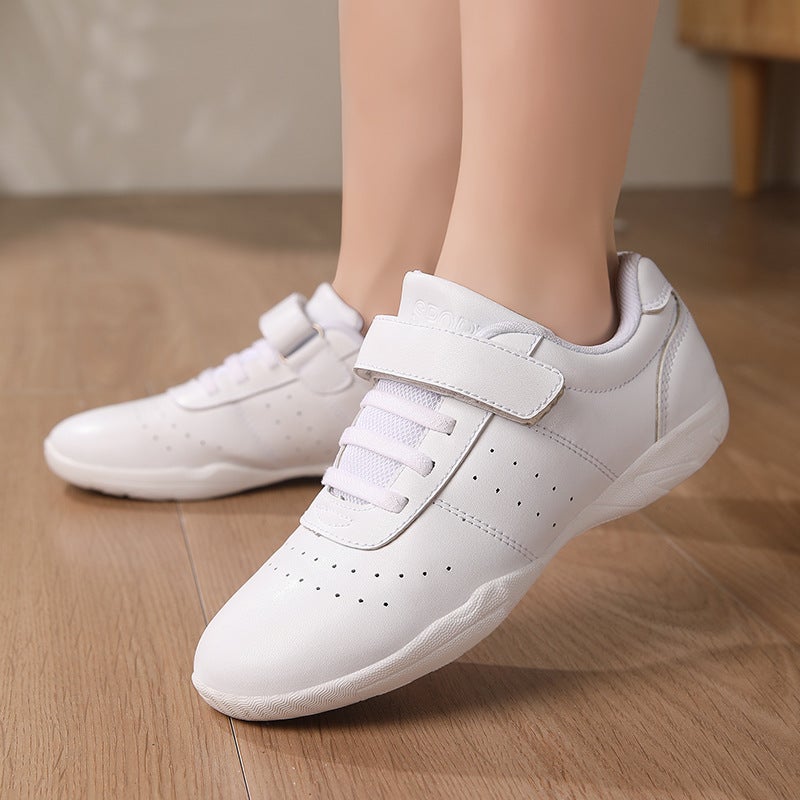 Children 6-12 Years Old Competitive Aerobics Shoes White Aerobics Sports Cheerleading Shoes Children'S Shoes Training Competition Shoes - Image 5
