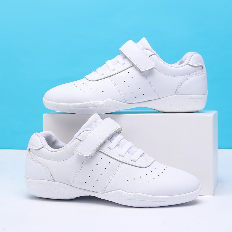 Children 6-12 Years Old Competitive Aerobics Shoes White Aerobics Sports Cheerleading Shoes Children'S Shoes Training Competition Shoes - Image 3