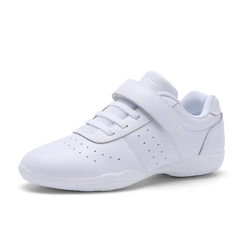 Children 6-12 Years Old Competitive Aerobics Shoes White Aerobics Sports Cheerleading Shoes Children'S Shoes Training Competition Shoes - Image 1