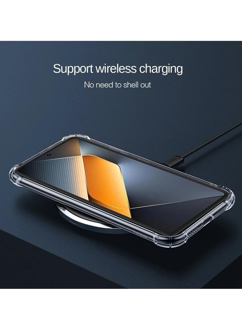 Clear Case Compatible with Tecno Pova 6 Pro, Slim Fit TPU Transparent Soft Back Cover with 4 Corner Shockproof Airbag and Camera Lens Protection - Image 5