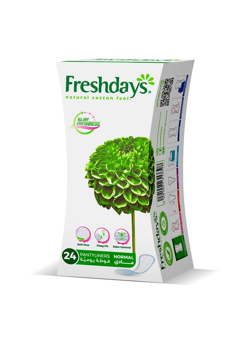 فريش دايز فوطة اليومية عادي 24 قِطَع - Image 3