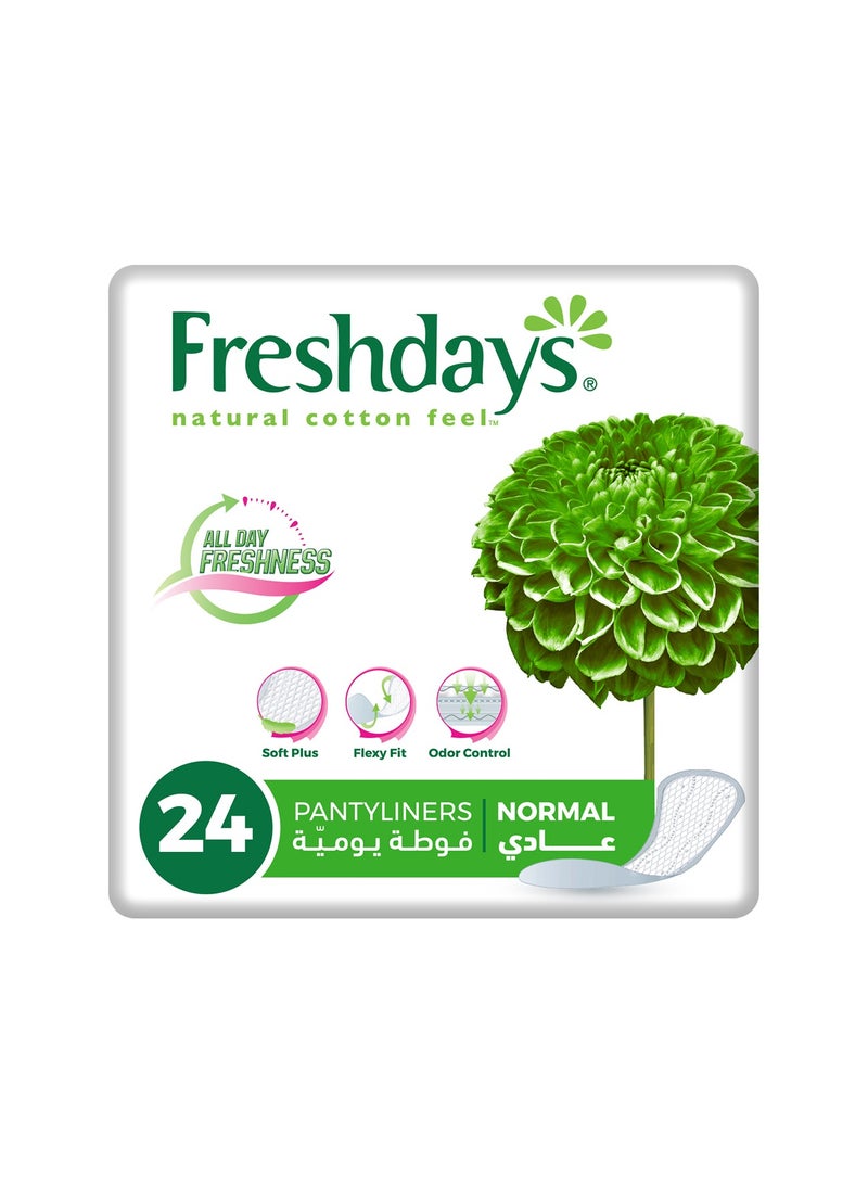 فريش دايز فوطة اليومية عادي 24 قِطَع - Image 1