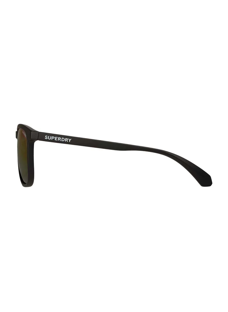 Superdry 5027 Full-Rim Square UV Protection Sunglasses - Black