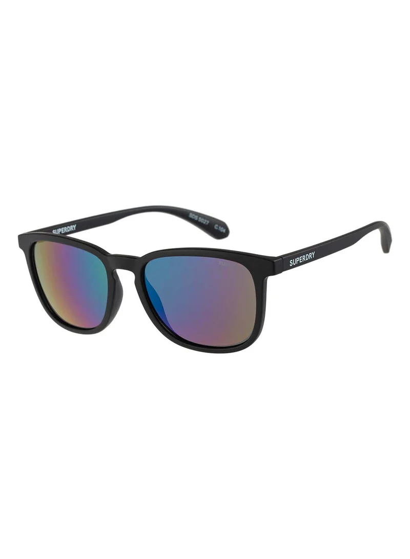 Superdry 5027 Full-Rim Square UV Protection Sunglasses - Black