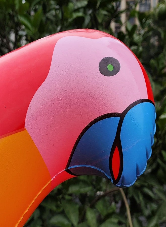 CBLUO 4 Pcs Inflatable Flying Parrot Colorful Inflatable Parrot Birds Decorations for Birthday Baby Shower Wedding Summer Luau Beach Pool Hawaii Hawaiian Tropical Holiday Carnival Party Supplies Favors - Image 5