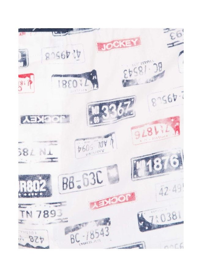 JOCKEY - Jockey US57 Men Super Combed Mercerized Cotton Woven Printed Boxer Shorts with Side Pockets - Image 1